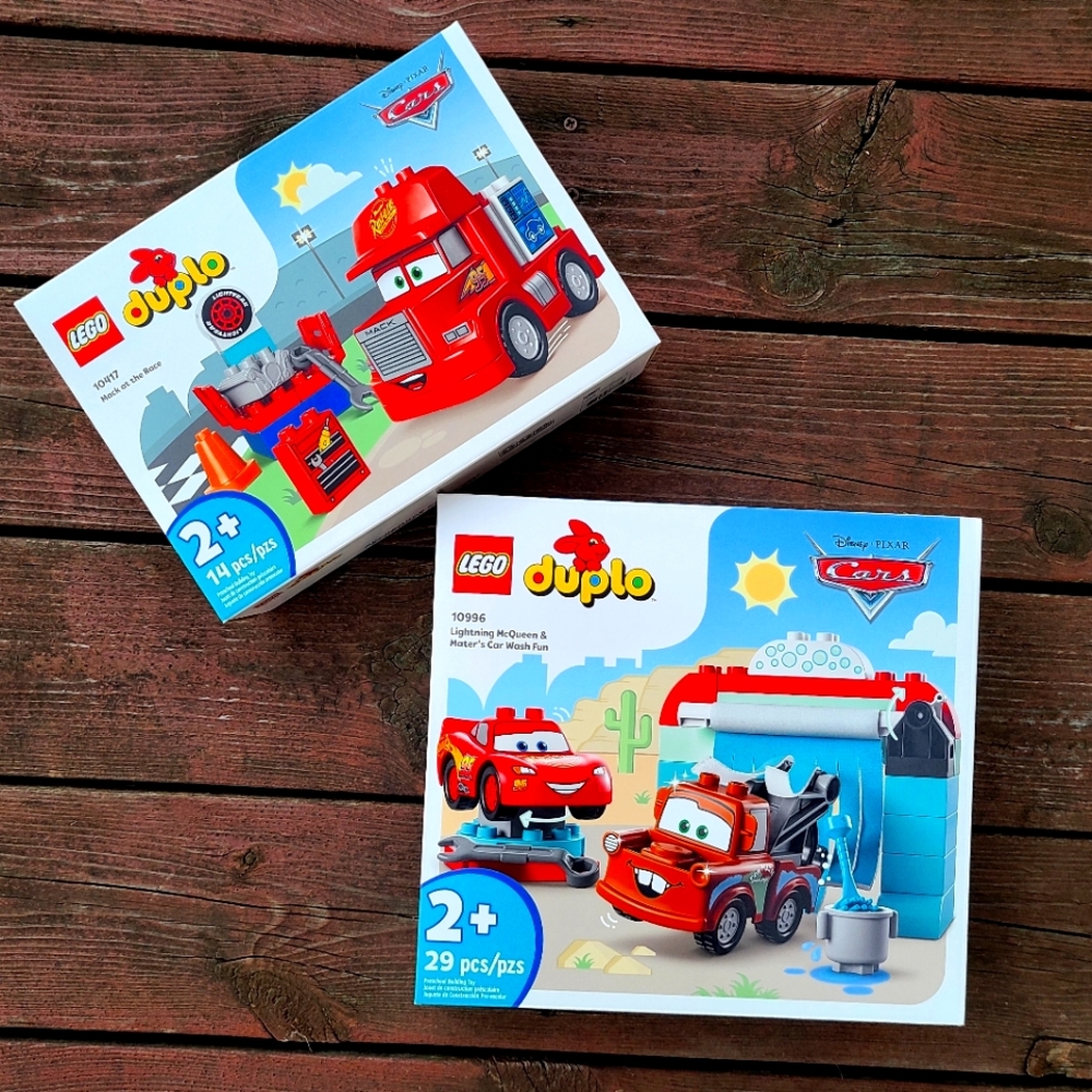 LEGO DUPLO Cars 2 Building Sets- Lightning McQueen Mater 10996 and Mack 10417
